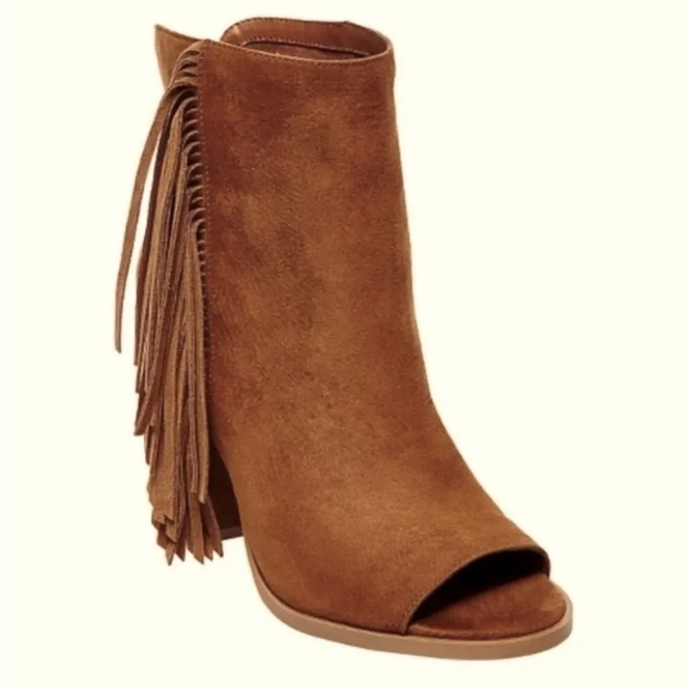 DV by Dolce Vita Lotus Style Fringe Booties